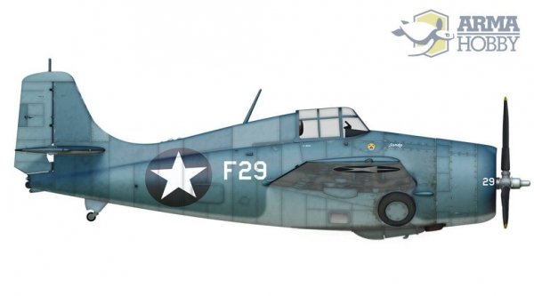 Arma Hobby 70048 F4F-4 Wildcat Model Kit 1/72