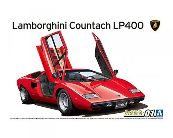 Aoshima 05804 1/24 SC#1 '74 Lamborghini Countach LP400