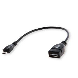 Adapter SAVIO cl-59 (USB F - Micro USB M; 0,20m; kolor czarny)