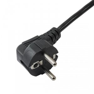 Kabel zasilający Akyga AK-NB-01A (Hybrydowa standardu C/E/F (CEE 7/7) - Euro 3-Pin / C5 / IEC 320 / IEC 320 C5 ; 1,5m; kolor cza