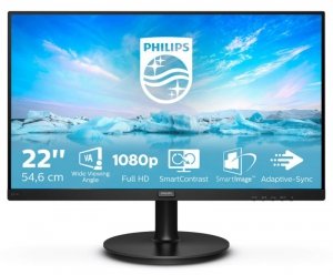 Monitor Philips 221V8A/00 (21,5; VA; FullHD 1920x1080; HDMI, VGA; kolor czarny)