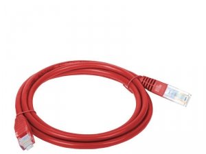 Patchcord UTP A-LAN KKU5CZER0.5 (RJ45 - RJ45 ; 0,50m; UTP; kat. 5e; kolor czerwony)