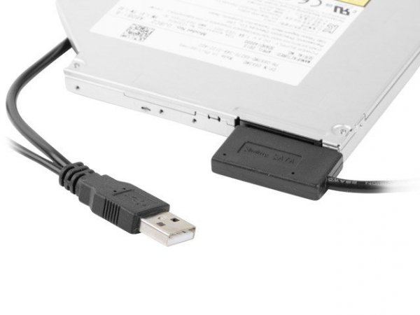 Adapter GEMBIRD A-USATA-01 (USB M - SATA M; 0,50m; kolor czarny)