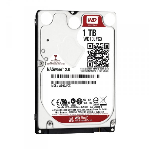 Dysk HDD WD Red WD10JFCX (1 TB ; 2.5&quot;; SATA; 16 MB; 5400 obr/min)