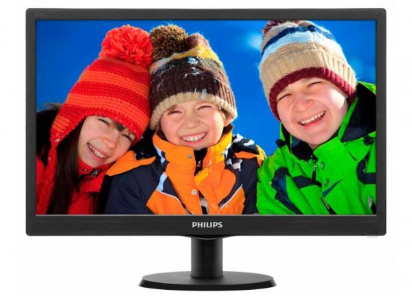 Monitor Philips 193V5LSB2/10 (18,5&quot;; TN; 1366x768; VGA; kolor czarny)