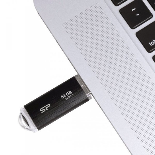 Pendrive Silicon Power Blaze B02 64GB USB 3.1 kolor czarny (SP064GBUF3B02V1K)
