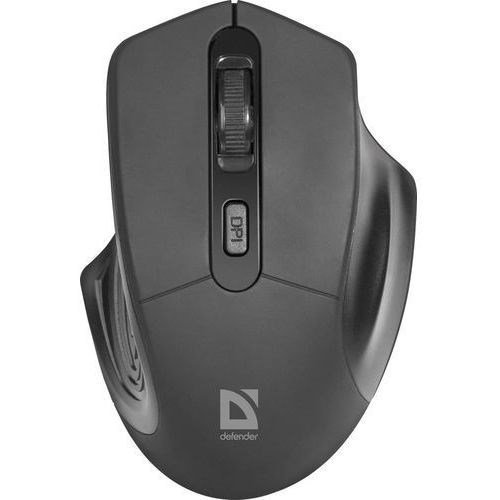 Mysz DEFENDER DATUM MB-345 RF OPTICAL 1600DPI 4P CZARNA 52345 BEZPRZEWODOWA