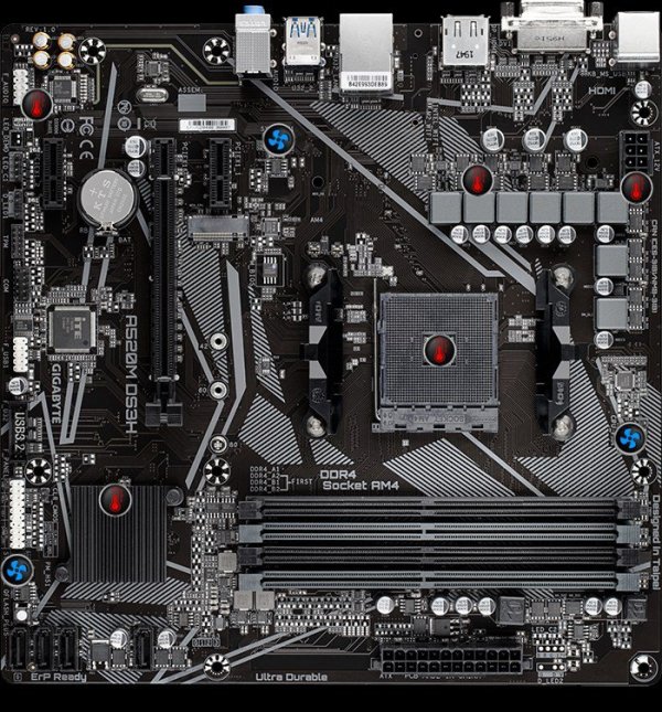 Płyta główna Gigabyte A520M DS3H sAM4 micro ATX