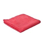 Ścierka 40x40 CleanPRO, czerwona, 220 g/m2