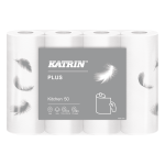 Ręcznik kuchenny Katrin Plus 2-warstwowy biały 12m 4 sztuki [234125]