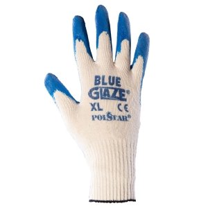 Rękawice robocze Polstar Blue Glaze RGGL powlekane lateksem 10 par