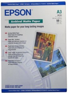 Epson Papier Archival Matowy 50 Arkuszy 192 g/m  A3
