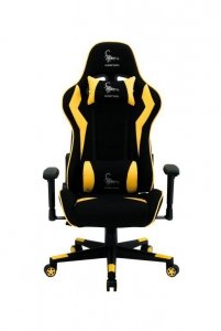 Gembird Krzesło gamingowe Scorpion czarno-żółte