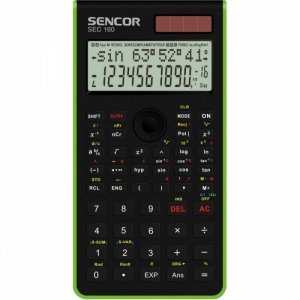 Sencor Kalkulator szkolno - naukowy SEC 160 GN  12+10 cyfrowy wys. LCD