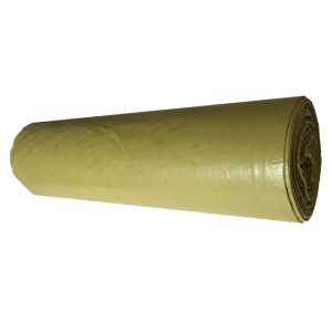 Worki na śmieci HDPE Vecopak, 60L, żółte, 50szt.