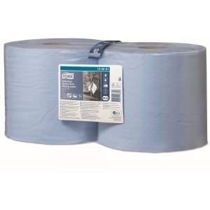 Czyściwo papierowe Tork Premium 3-warstwowe niebieskie 119m 2 sztuki [130081]