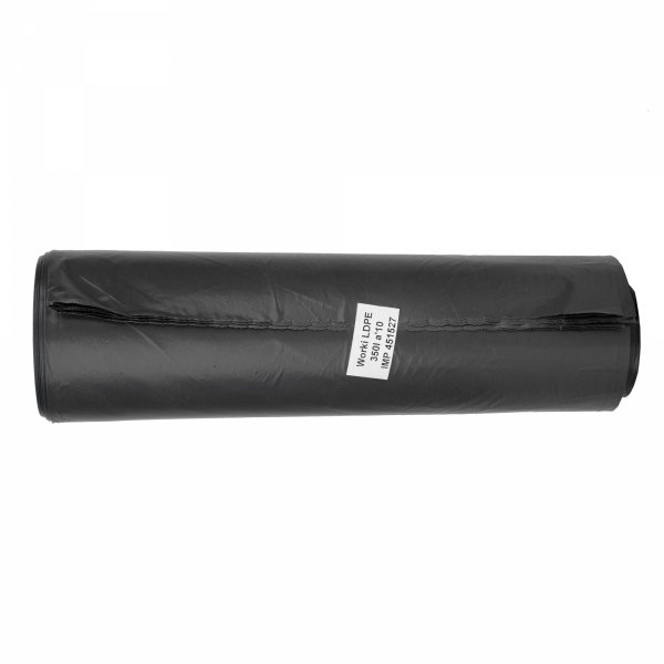 Worki na śmieci LDPE Vecopak, 350L, czarne, 10szt.
