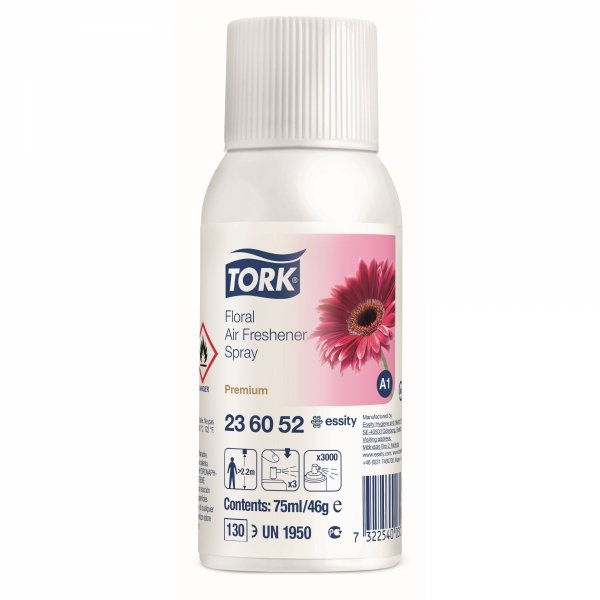 Odświeżacz powietrza w sprayu Tork Premium, kwiatowy [236052]