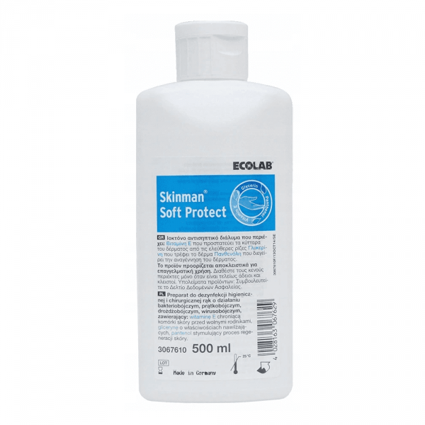 Płyn do dezynfekcji rąk Ecolab Skinman Soft Protect 500ml