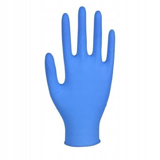 Rękawiczki nitrylowe bezpudrowe Abena rozm. XL 100 szt. niebieskie 