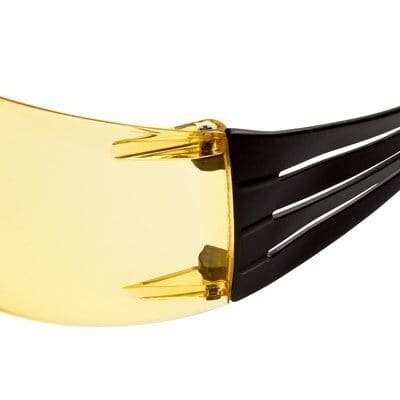 Okulary ochronne 3M SecureFit 400 Scotchgard, żółto-czarne zauszniki, żółte, SF403SGAF-YEL EU