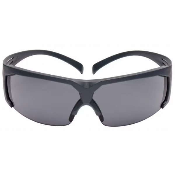 Okulary ochronne 3M SecureFit 600, szare oprawki, powłoka odporna na zaparowanie/zarysowanie Scotchgard (K i N), szare soczewki, SF602SGAF-EU