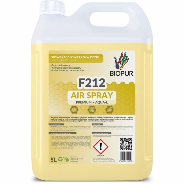 Odświeżacz powietrza w płynie Biopur F212 Aqua-L, 5l