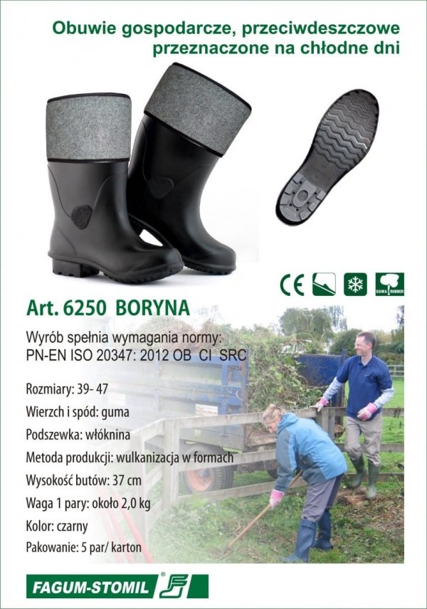 Gumofilce męskie Fagum-Stomil 6250 BORYNA