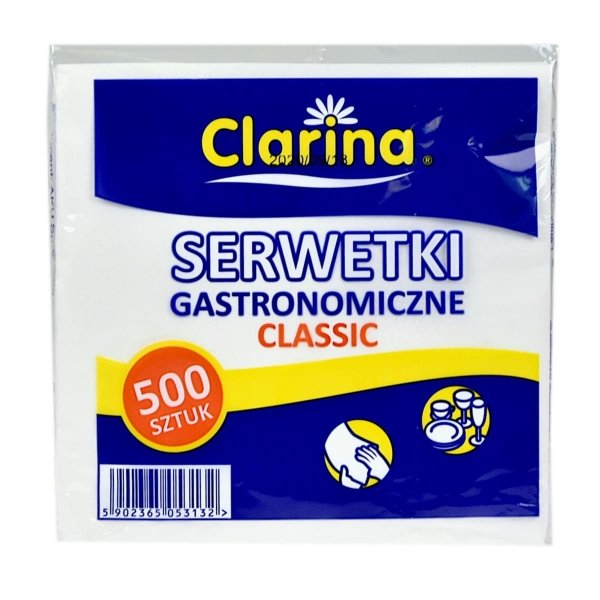 Serwetki gastronomiczne Clarina 15x15cm 500 szt.