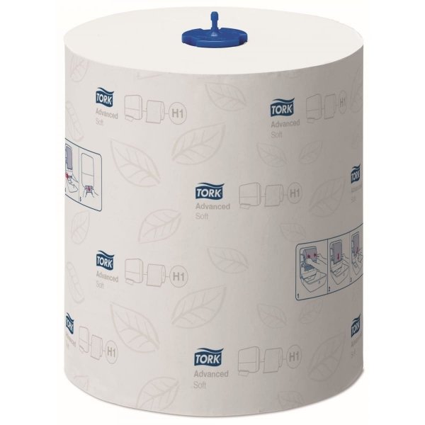 Ręczniki papierowe Tork Matic Advanced w roli 2-warstwowe białe 150m 6 sztuk [290067]