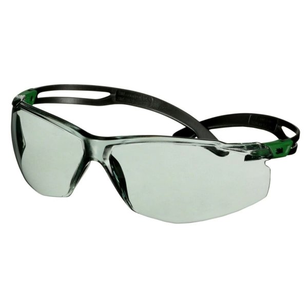 Okulary ochronne 3M SecureFit 500, zielono-czarne oprawki, szare soczewki IR 1.7, SF517ASP-GRN-EU