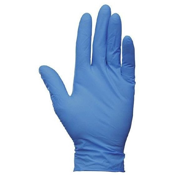 Rękawiczki nitrylowe bezpudrowe Essenti Care niebieskie rozmiar XL opakowanie 100 szt.