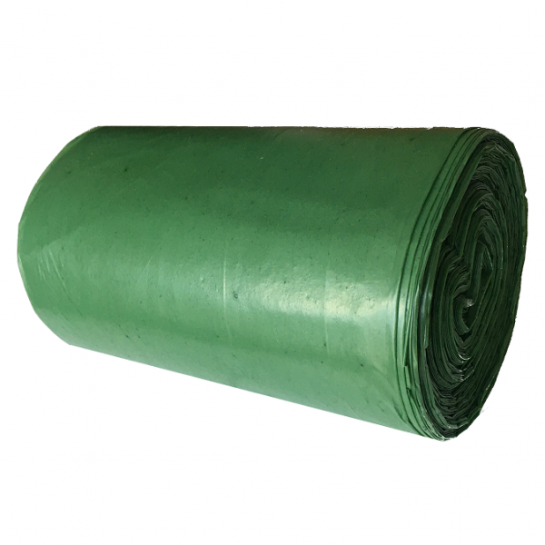 Worki na śmieci LDPE Vecopak, 60L, zielone, 50szt.