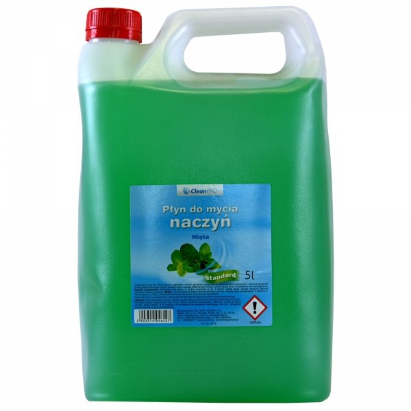 Płyn do mycia naczyń CleanPRO, mięta, 5 l