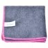 Ścierka 32x32 CleanPRO Ultra Soft, szaro-czerwona, 320 g/m2