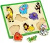 Drewniane Puzzle Zwierzęta ZOO Układanka - Viga Toys