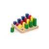 Klocki Drewniane Nauka Kształtów Kolorów - Viga Toys