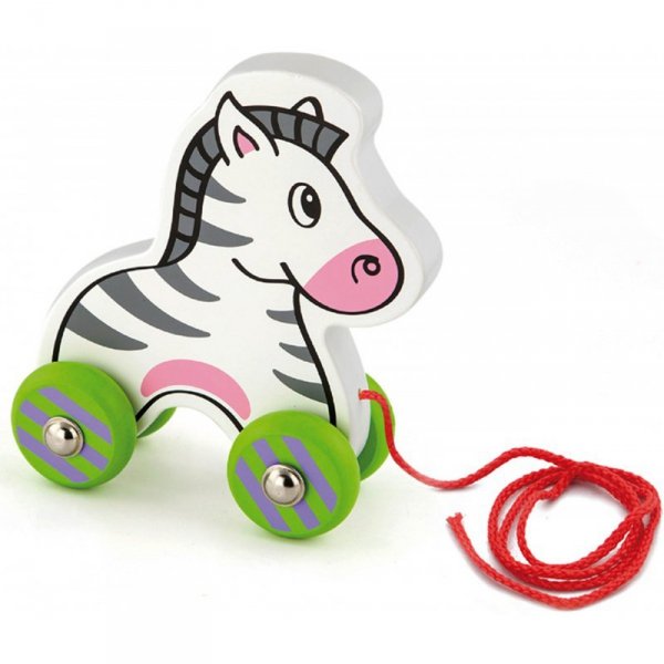 Drewniana Zebra do ciągnięcia - Viga Toys