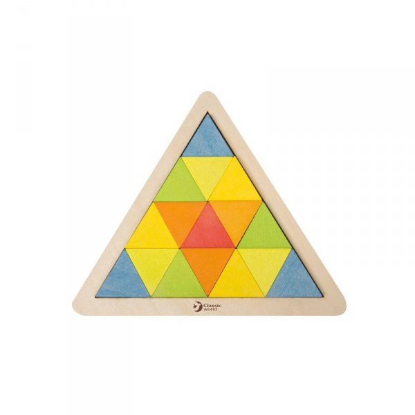 Układanka trójkąty Mozaika Klocki - Classic World