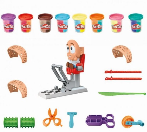Zestaw z masą plastyczną PlayDoh - Fryzjer Nowy