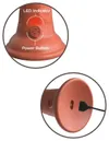 King Cock Elite - Realistyczny Silikonowy Wibrator Z Przyssawką 20 CM + Pilot Ciemny Kolor Skóry
