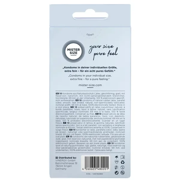 Prezerwatywy - Mister Size 69 mm (10 szt)