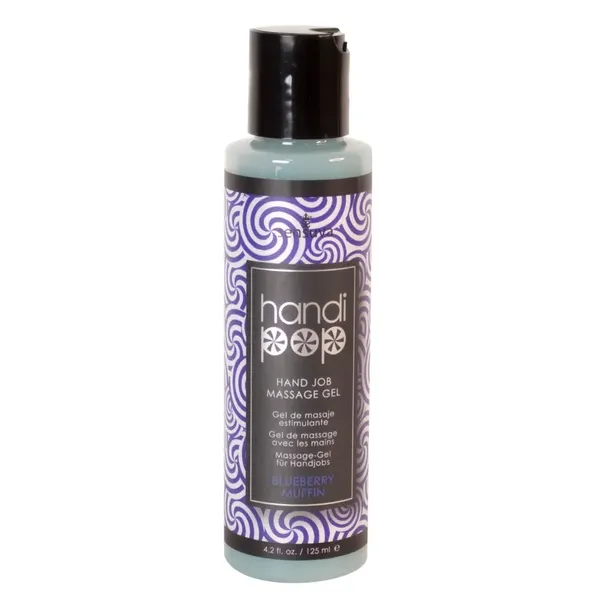 Żel do masażu - Sensuva Handipop Massage Gel Blueberry Muffin 125 ml