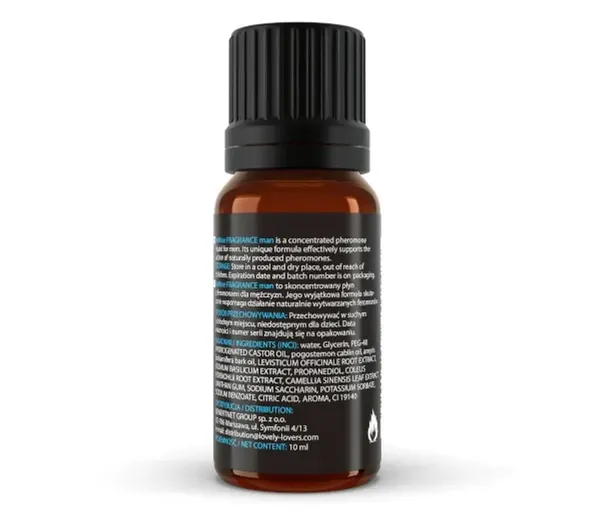 Lovely Lovers - BeMine Fragrance Man Skoncentrowane Feromony Dla Mężczyzn 10ml
