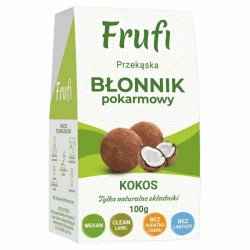 Kulki Błonnik Pokarmowy - kokos Frufi 100g.