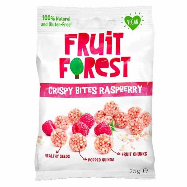 Chrupki malinowe Crispy Bites Fruit Forest, 25g