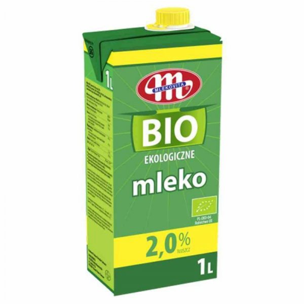 Mleko UHT 2% Mlekowita BIO, 1L