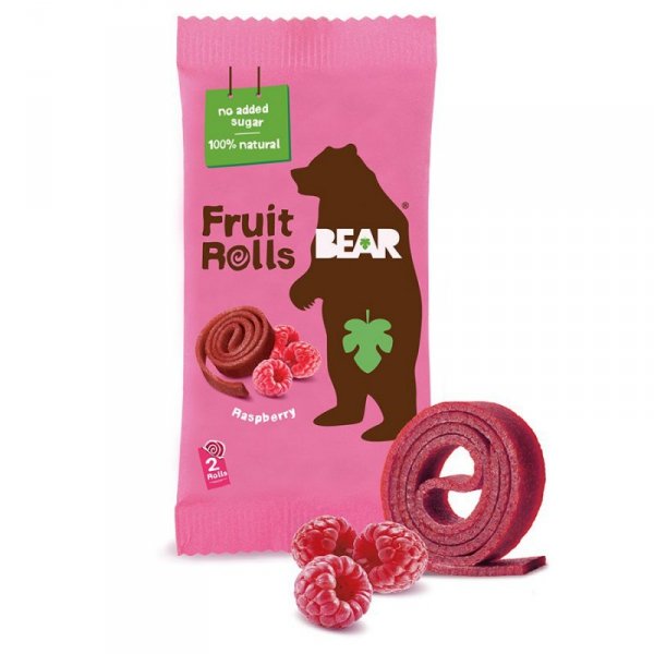 Rollsy owocowe - malina Bear 20g