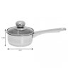 RONDELEK Z POKRYWĄ 12cm KINGHOFF KH-4321 0,5L