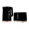 CZAJNIK ELEKTRYCZNY 1,7L + TOSTER CYFROWY BERLINGER HAUS BH-9540 BLACK ROSE